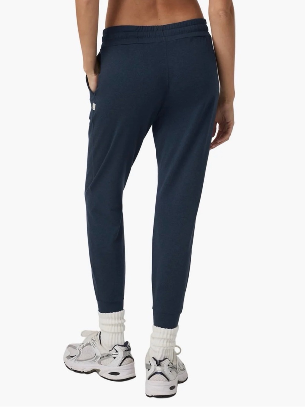 Vuori Women's Performance Jogger - M Long 28” - Midnight Heather Blue -Like New - Picture 2 of 5
